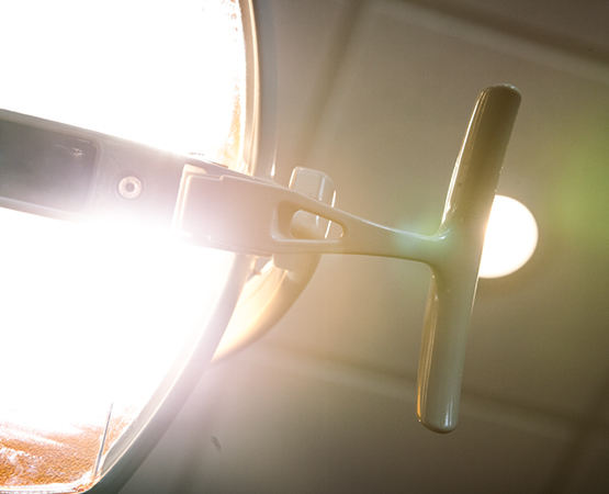 overhead dentist light
